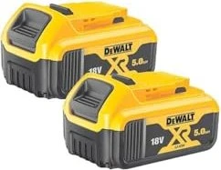 DeWalt DCB184P2 XR Werkzeug-Akku 18V, 5.0Ah, Li-Ionen, 2 Akkus [10.0Ah] [180Wh]