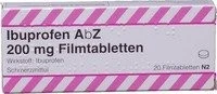 AbZ Ibuprofen 200mg Filmtabletten, 20 Stück