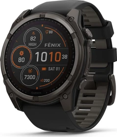 Garmin Fenix 8 51mm Sapphire Solar carbon grey