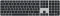 Apple Magic Keyboard mit Touch ID und Ziffernblock für Mac mit Apple Chip (USB-C), schwarz/silber, USB/Bluetooth, DE Vorschaubild