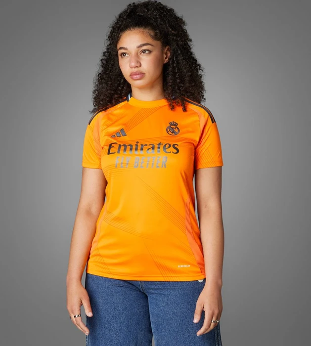 adidas Real Madrid 2024/2025 Auswärtstrikot crew orange (Damen)