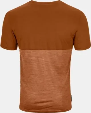 Ortovox 150 Cool Logo Funktionsshirt kurzarm bristle brown (Herren)