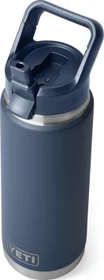 Yeti Rambler Trinkhalmdeckel Isolierflasche 739ml navy
