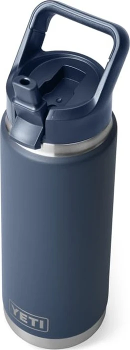 Yeti Rambler Trinkhalmdeckel Isolierflasche 739ml navy