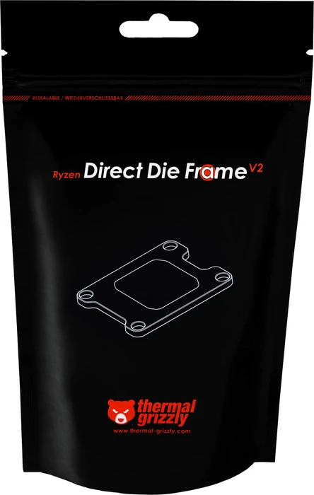 Thermal Grizzly AMD Ryzen 7000 Direct Die Frame V2, CPU-Kontaktrahmen