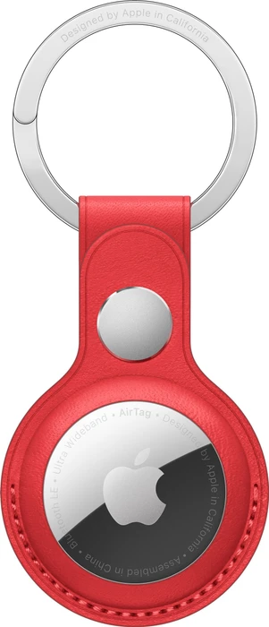 Apple AirTag Schlüsselanhänger aus Leder (PRODUCT)RED