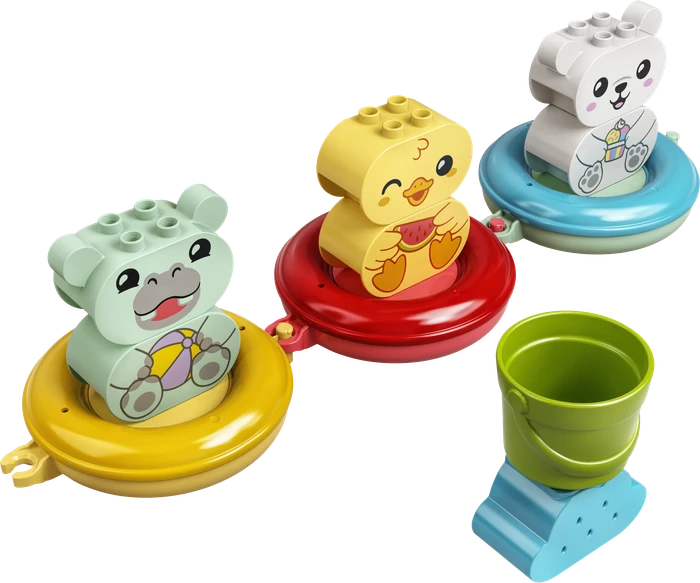 LEGO DUPLO - Badewannenspaß: Schwimmender Tierzug