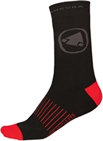 Endura Thermolite II Fahrradsocken schwarz, 2 Paare
