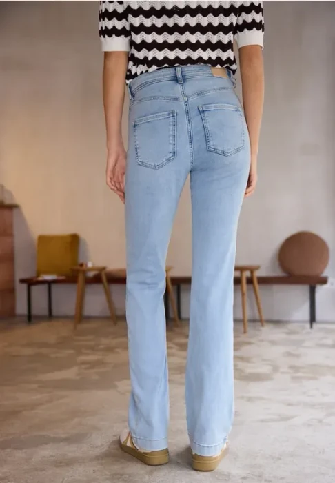 Street One Studio Bootcut Jeans ultra bleach wash (Damen)