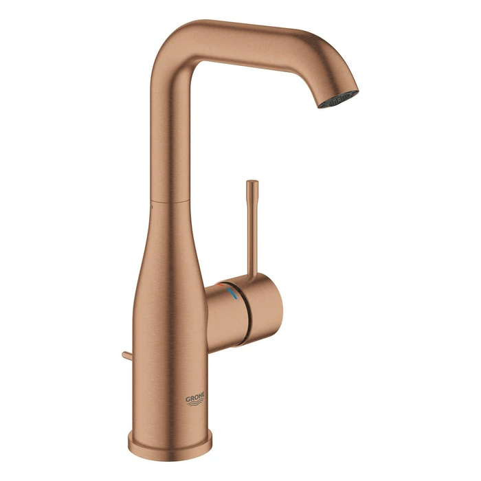 Grohe Essence Einhand-Waschbeckenarmatur 1/2" L-Size mit Ablauffernbedienung warm sunset gebürstet