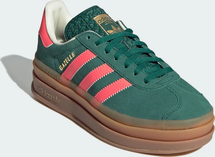 adidas Gazelle Bold collegiate green/signal coral/cream white (Junior)