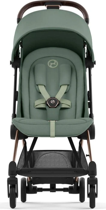 Cybex Coya Rosegold Frame leaf green