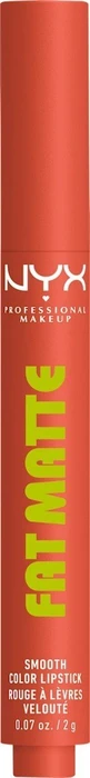 NYX Fat Matte Smooth Color Lipstick 01 cozy whipped, 2g