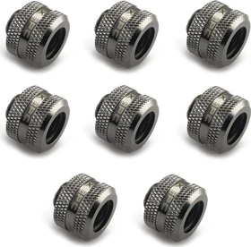 XSPC Rohranschluss G1/4" auf 14/10mm, schwarz verchromt, 8er-Pack