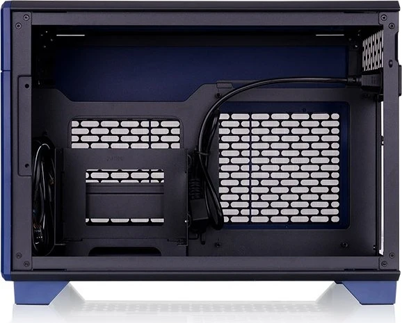Thermaltake TR100 Koralie Edition, blau/weiß, Mini-ITX