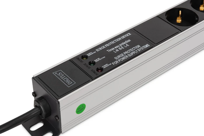 Digitus 19" Steckdosenleiste, 1HE, 9-fach, 230V, 2m