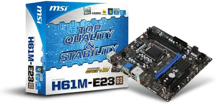 MSI H61M-E23 [G3] (Intel 1155)