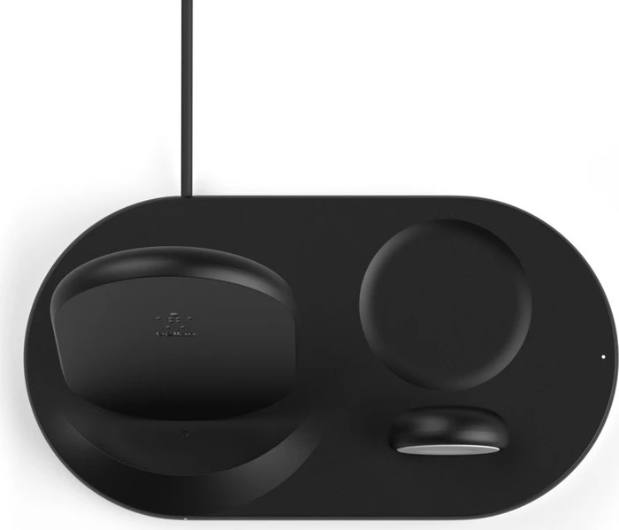 Belkin BoostCharge 3-in-1 Wireless Charger for Apple Devices schwarz