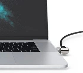 Maclocks Ledge Adapter inkl. Kabelschloss mit Schlüssel für Macbook Pro Touch Bar 13.3"/15.4"