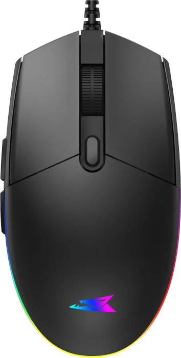 Baracuda Crab Black Gaming Mouse, schwarz, USB