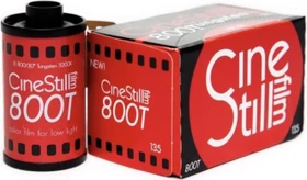 Cinestill 800Tungsten ISO 800/30° High Speed Color Negative Film 135-36 3er Pack
