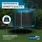 Hudora Up 300 mit Sicherheitsnetz 300cm Trampolin Vorschaubild