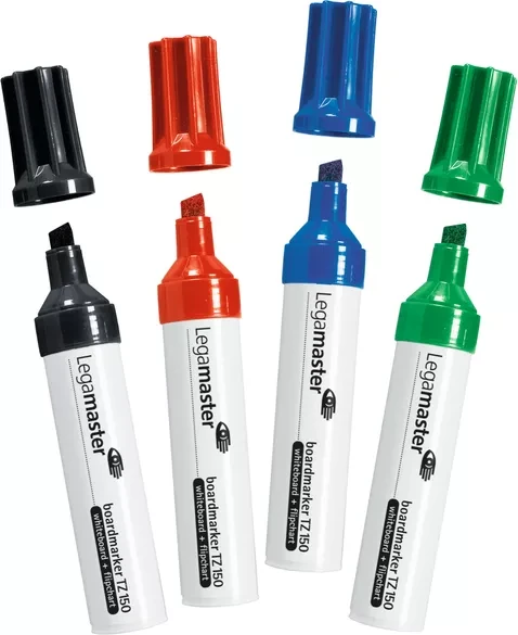 Legamaster TZ 150 Whiteboardmarker sortiert, 4er-Set