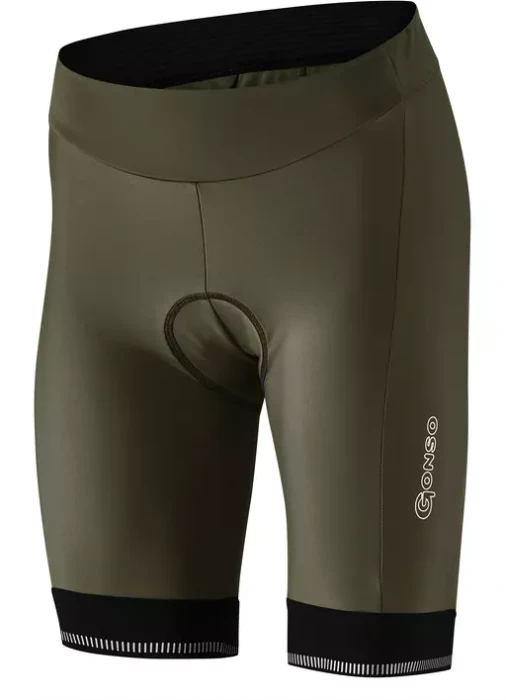 Gonso Sitivo Fahrradhose kurz dakota shadow/bright green (Damen)