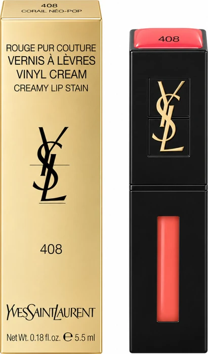Yves Saint Laurent Vinyl Cream Lipgloss 408 Corail Neo-Pop, 5.5ml