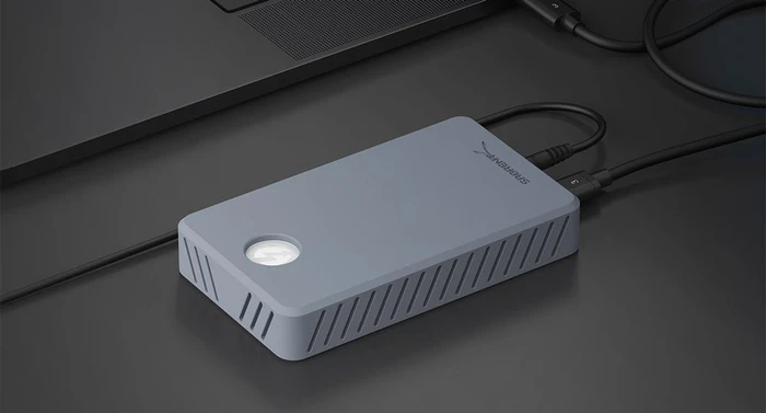 Sabrent Thunderbolt 3 to M.2 Dual NVMe SSD Tool-Free Enclosure, Thunderbolt 3 / USB-C 3.1
