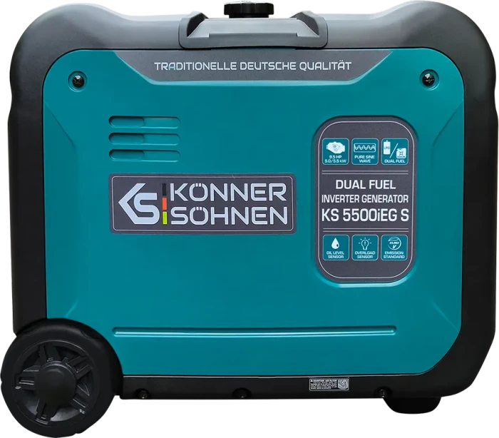 Könner & Söhnen KS 5500iEG S Hybrid Flüssiggas/Benzin-Stromerzeuger