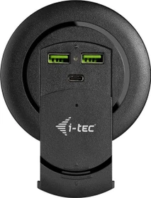 i-tec Built-in Desktop Fast Charger USB-C PD 3.0 + 3x USB 3.0 QC3.0 96W schwarz