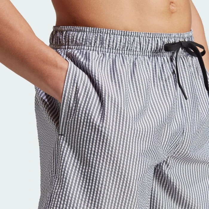 adidas Stripey Classics Short Length Badeshorts legend ink/white (Herren)