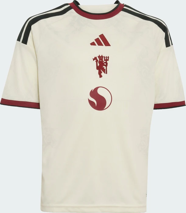 adidas Manchester United 2026/2027 Ausweichtrikot kurzarm ivory (Junior)