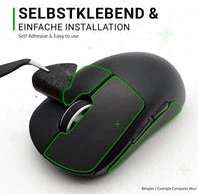 SensoryBoost Stealth Grip Tape für Logitech G502 X, Mouse Grip Tape, schwarz