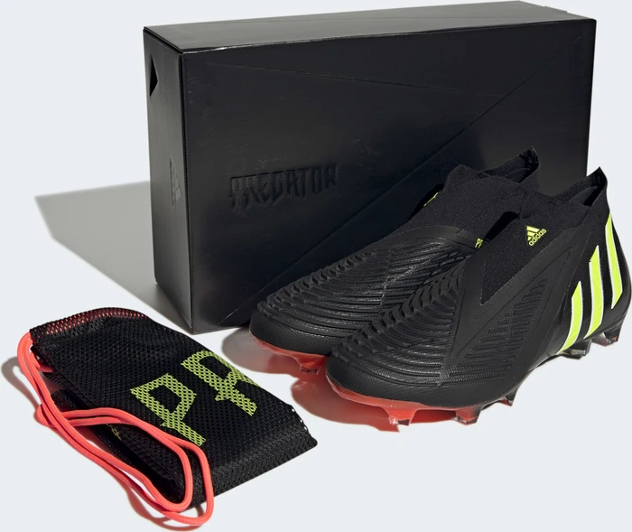 adidas Predator Edge+ FG core black/team solar yellow/solar red (Herren)