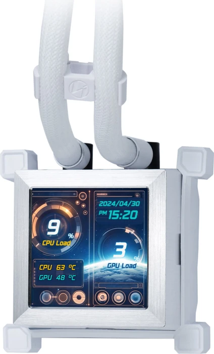 Lian Li HydroShift LCD 360S, weiß