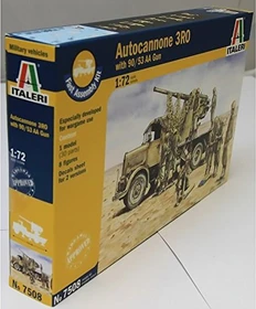 Italeri Autocannone 3RO with 90/53 AA Gun Fast Assembly