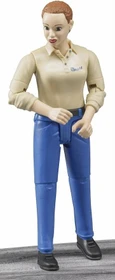 Bruder Profi-Serie - Frau mit hellem Hauttyp und blauer Hose