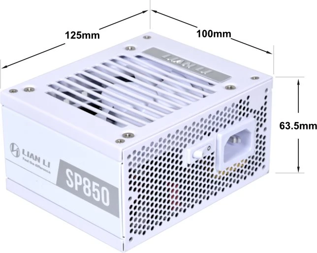 Lian Li SP850 weiß 850W, SFX