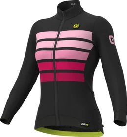 Alé Sombra Wool Thermo Trikot langarm schwarz/pink (Damen)