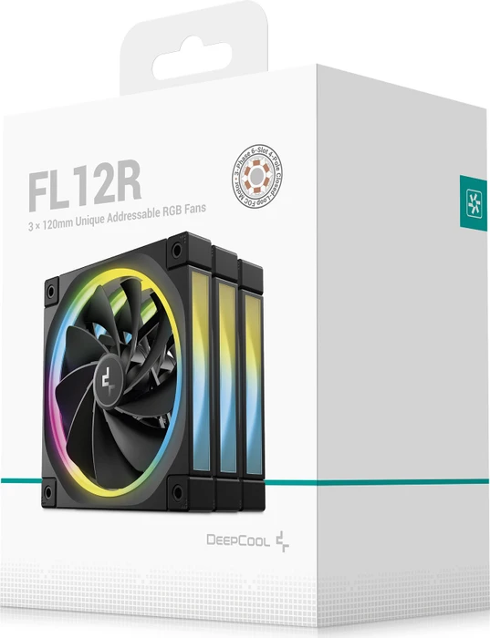 DeepCool FL12R, schwarz, 120mm, 3er-Pack