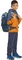 Jack Wolfskin Turbulence Hooded Funktionsjacke soft amber (Junior) Vorschaubild