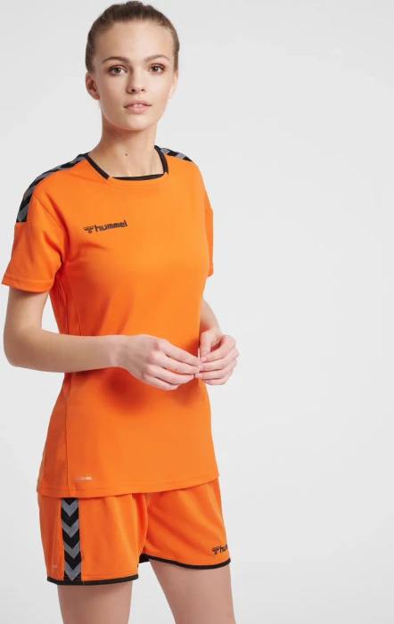 hummel Authentic Poly Jersey Funktionsshirt kurzarm orange (Damen)