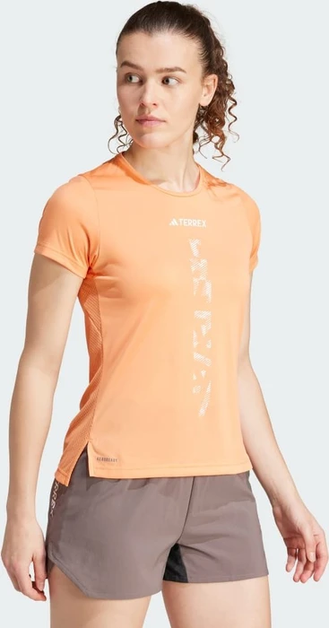 adidas Terrex Agravic Trail Laufshirt kurzarm amber tint (Damen)