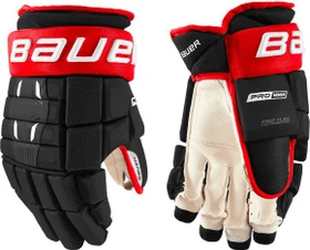 Bauer Pro Series Handschuh schwarz/rot (Junior)