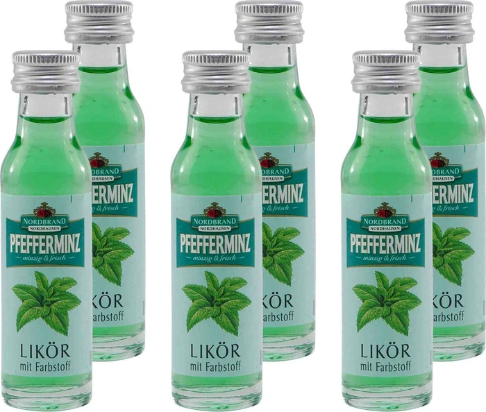 Nordhausen Nordbrand Pfefferminzlikör 24x 20ml