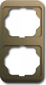 Busch-Jaeger Alpha nea Abdeckrahmen 2-fach Rahmen senkrecht, bronze