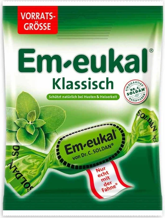 Soldan Em-eukal Klassich Hustenbonbons, 150g