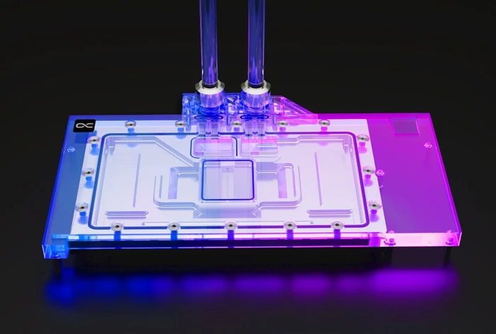 Alphacool Eisblock Aurora Acryl GPX-N NVIDIA RTX 4090 Suprim mit Backplate